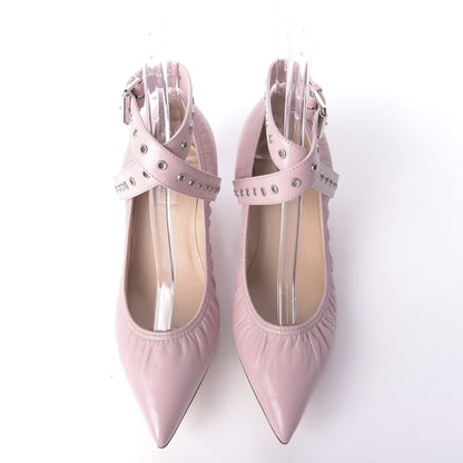 Valentino Garavani Nappa Love Latch Cross Strap 45mm Pumps 37.5 Cipria 5 of 12