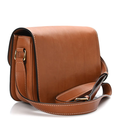Celine Shiny Calfskin Medium Triomphe Tan 3 of 9