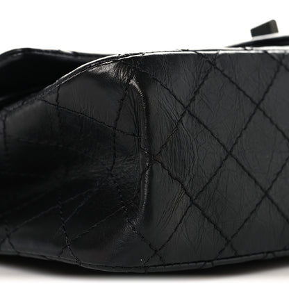 Chanel Aged Calfskin Quilted 2.55 Reissue 225 Flap So Black 9 of 10