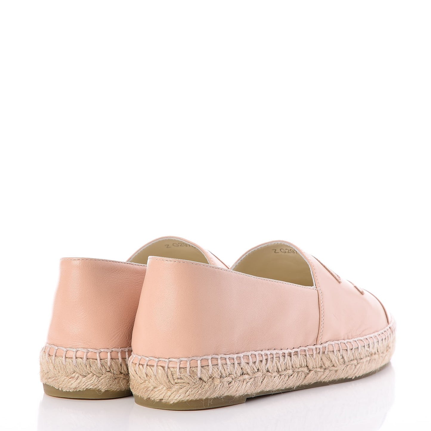Lambskin CC Espadrilles 41 Nude