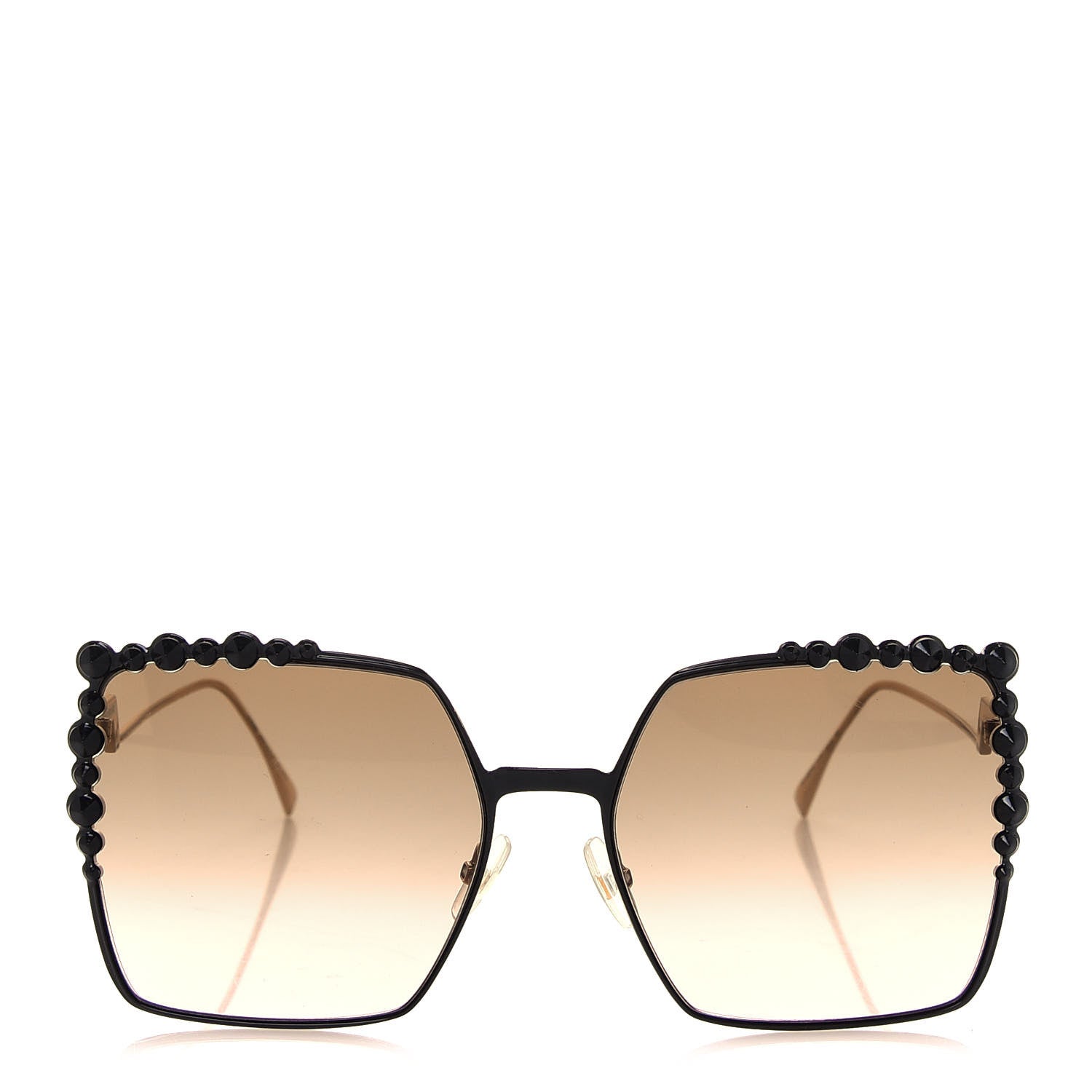 Fendi Square Dots Sunglasses FF 0259/S Black 2 of 9