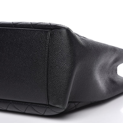 Chanel Caviar Quilted Grand Shopping Tote GST Black 9 of 15