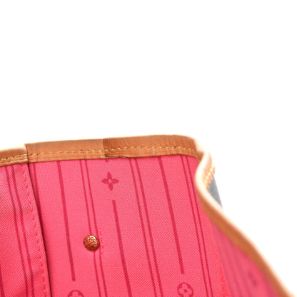 Louis Vuitton Monogram Roses Neverfull MM 13 of 14