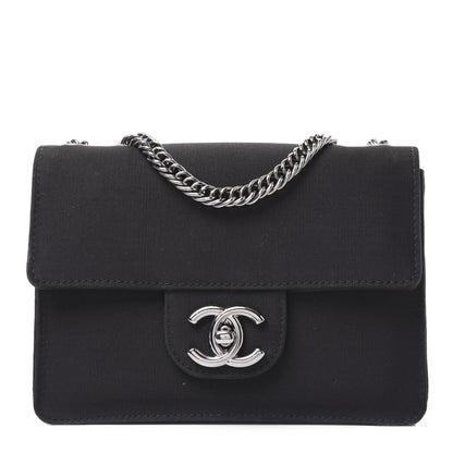 Chanel Grosgrain Mini Square Flap Bijoux Chain Black 1 of 9