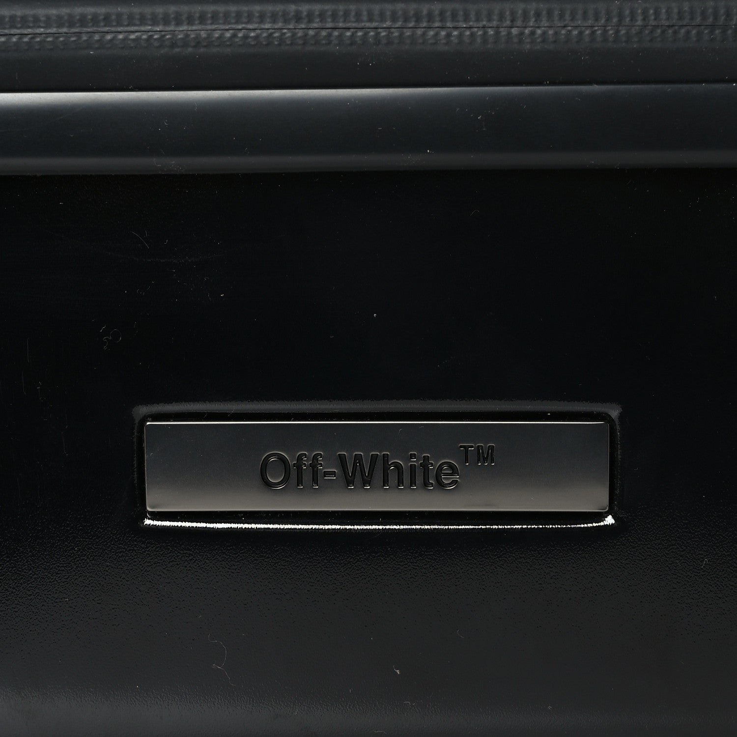 Off-White Polycarbonate Luggage Black 7 of 10
