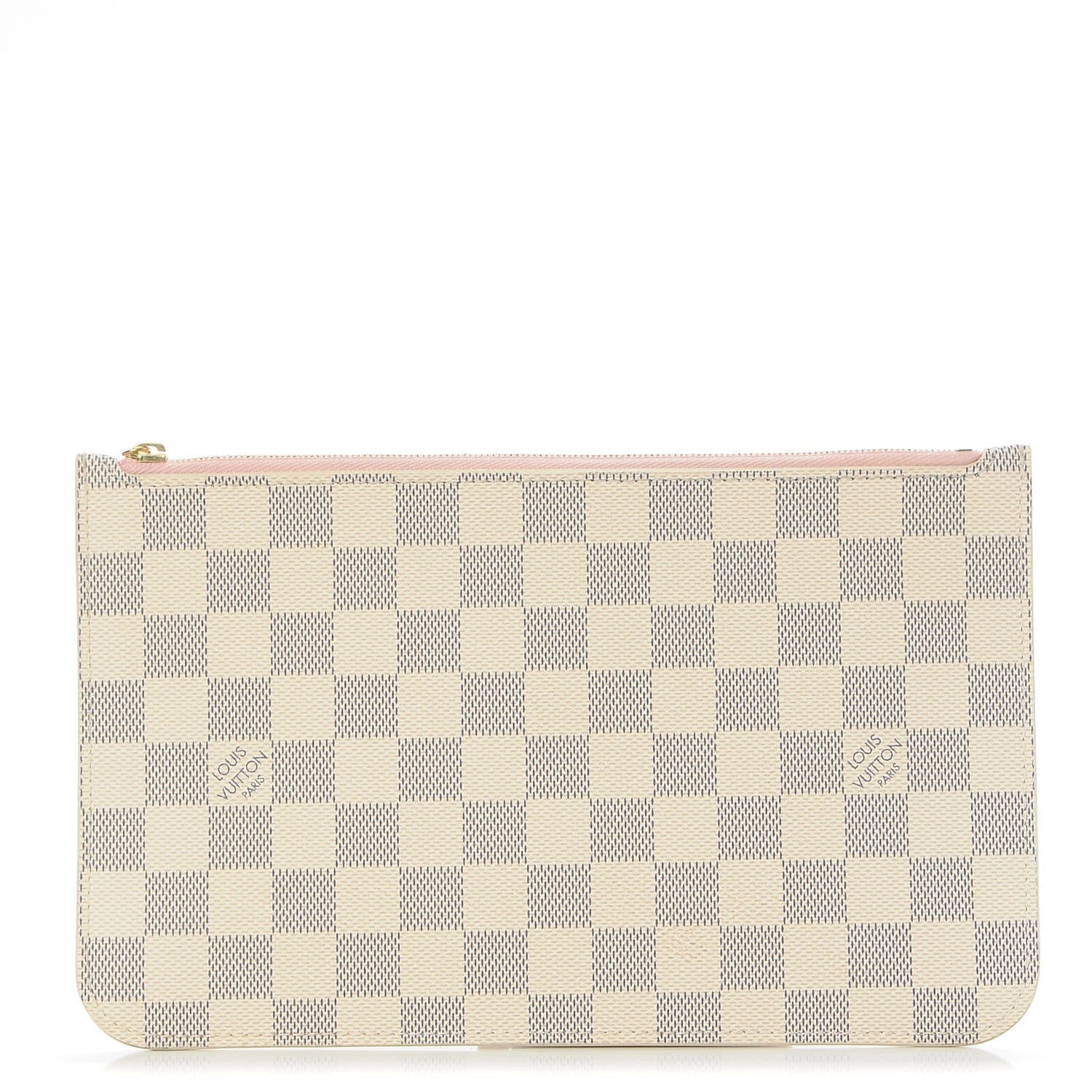 Louis Vuitton Damier Azur Neverfull MM GM Pochette Rose Ballerine 1 of 8