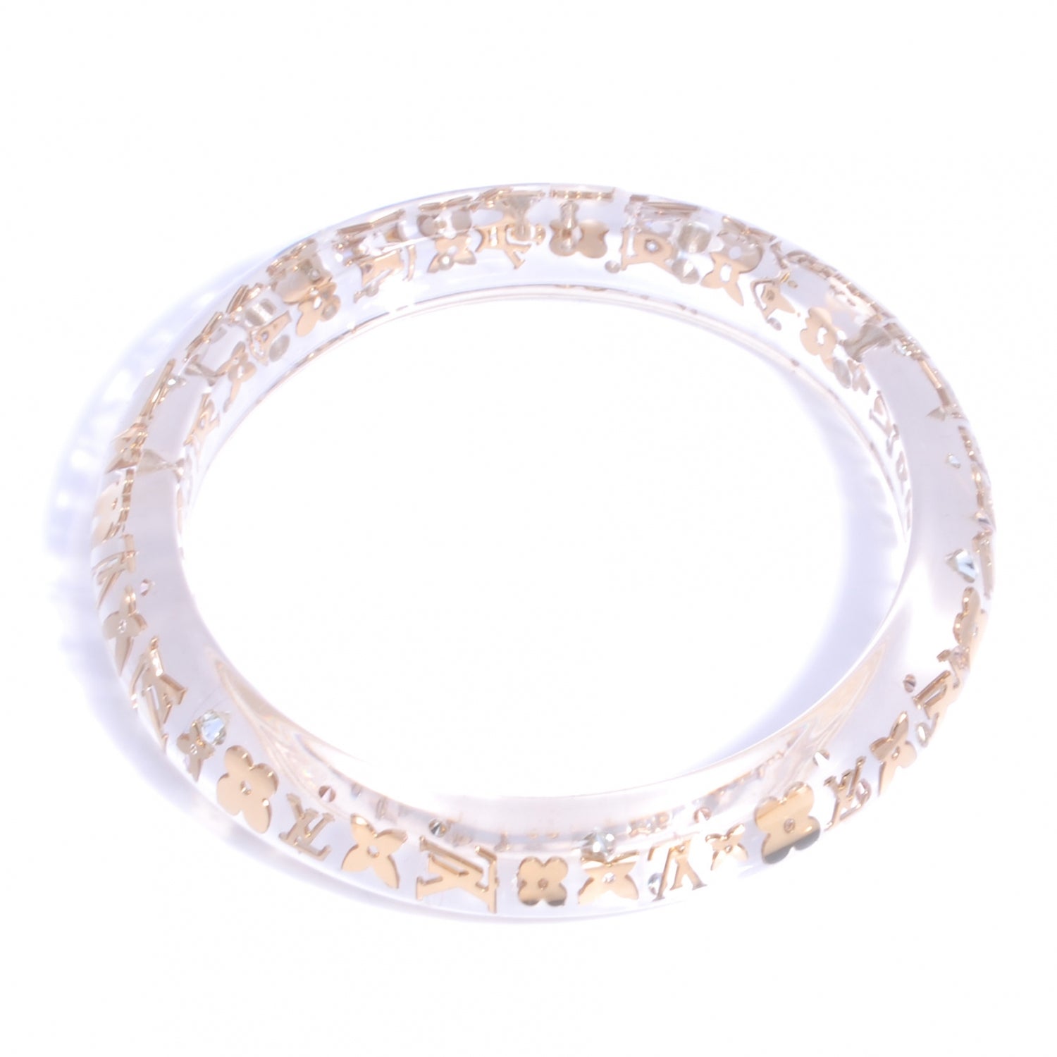 Louis Vuitton Inclusion Bracelet PM Medium Size Transparent 4 of 5