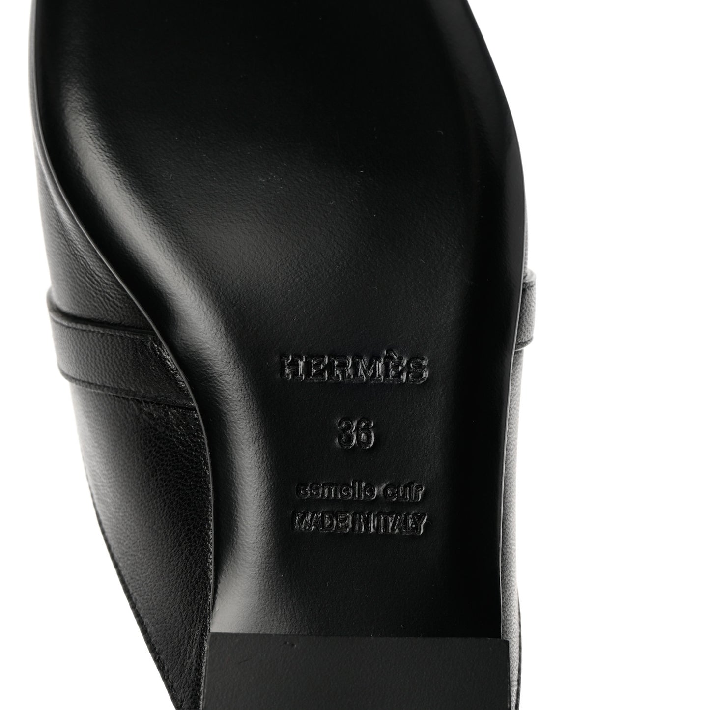 Goatskin Oz Mules 36 Black