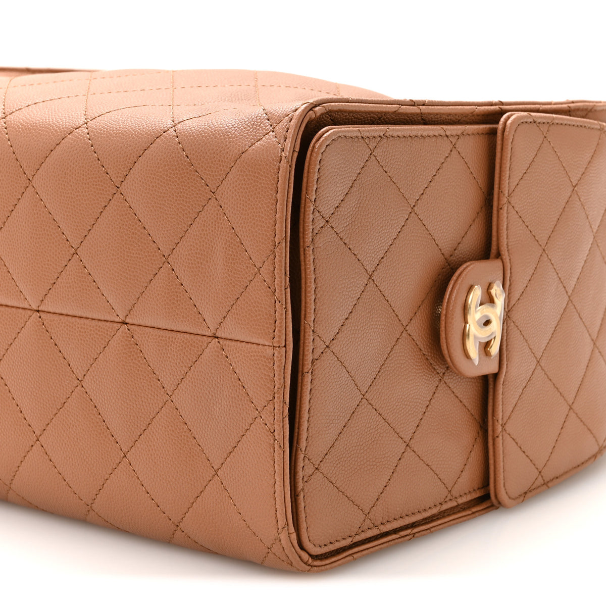 Chanel Caviar Quilted Medium Chanel 25 Handbag Brown 11 of 12