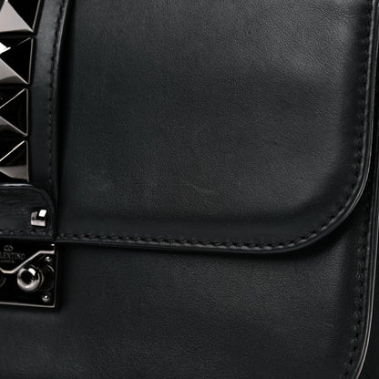 Valentino Garavani Vitello Medium Glam Lock Rockstud Flap Black 15 of 19