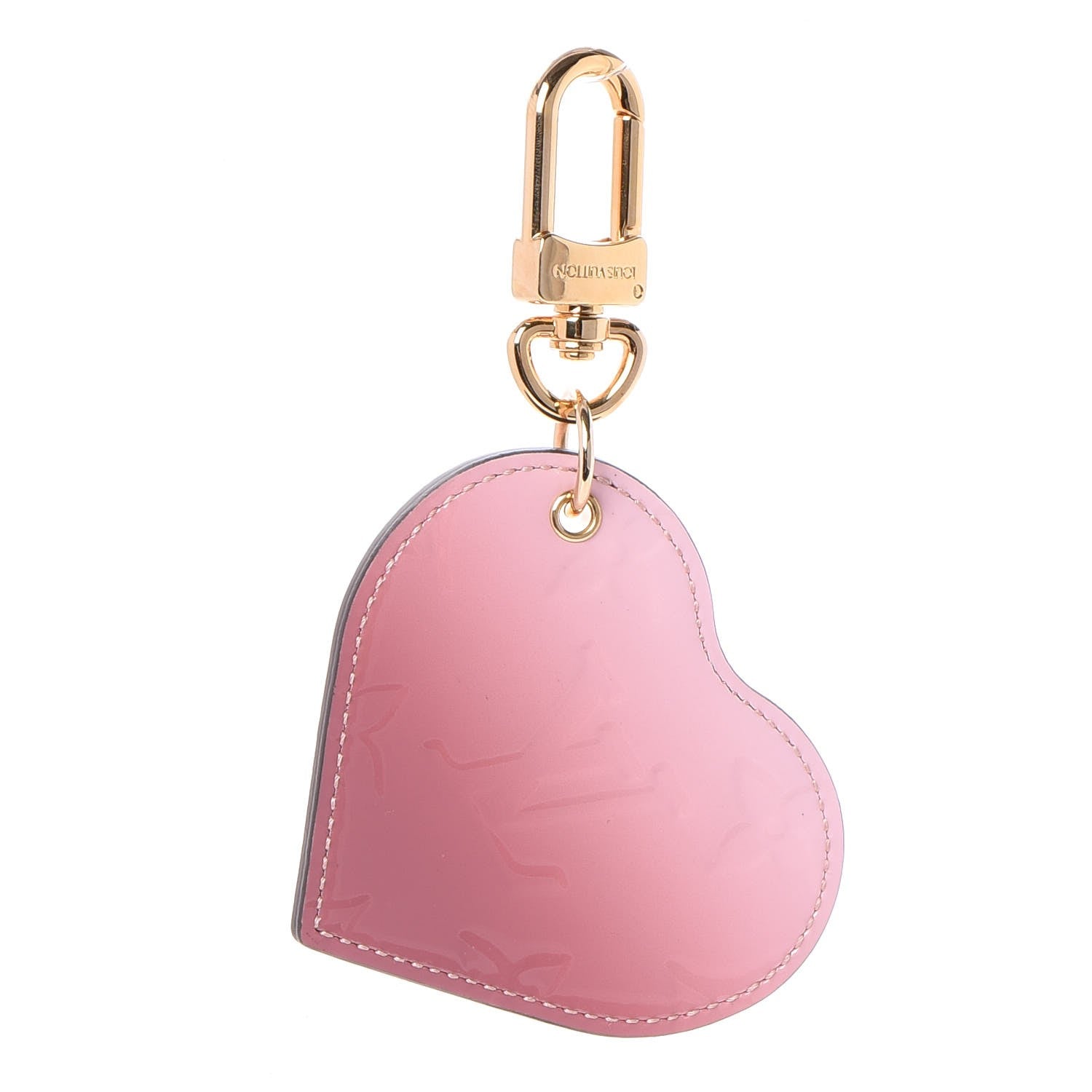 Louis Vuitton Vernis Degrade Heart Bag Charm Pink 1 of 4