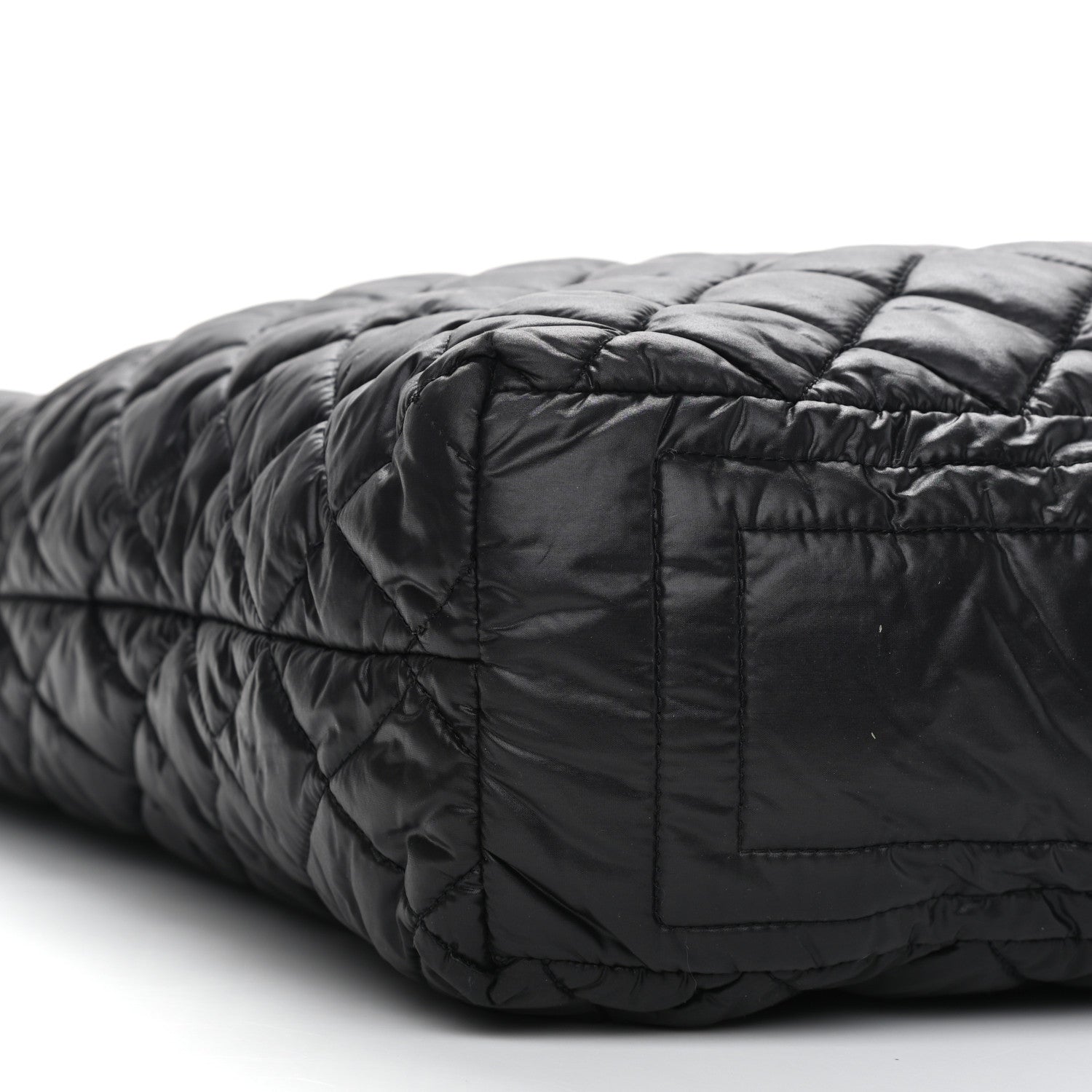 Chanel Nylon Quilted Coco Cocoon Hobo Black 9 of 12