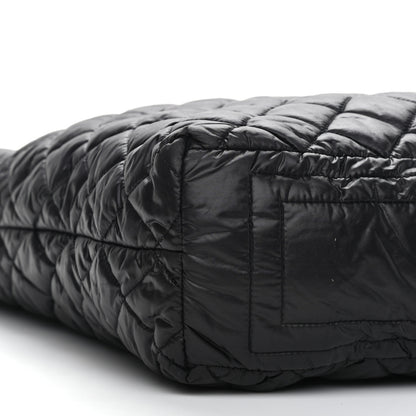 Chanel Nylon Quilted Coco Cocoon Hobo Black 9 of 12