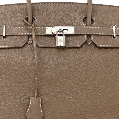 Hermes Togo Birkin 40 Etoupe 8 of 11