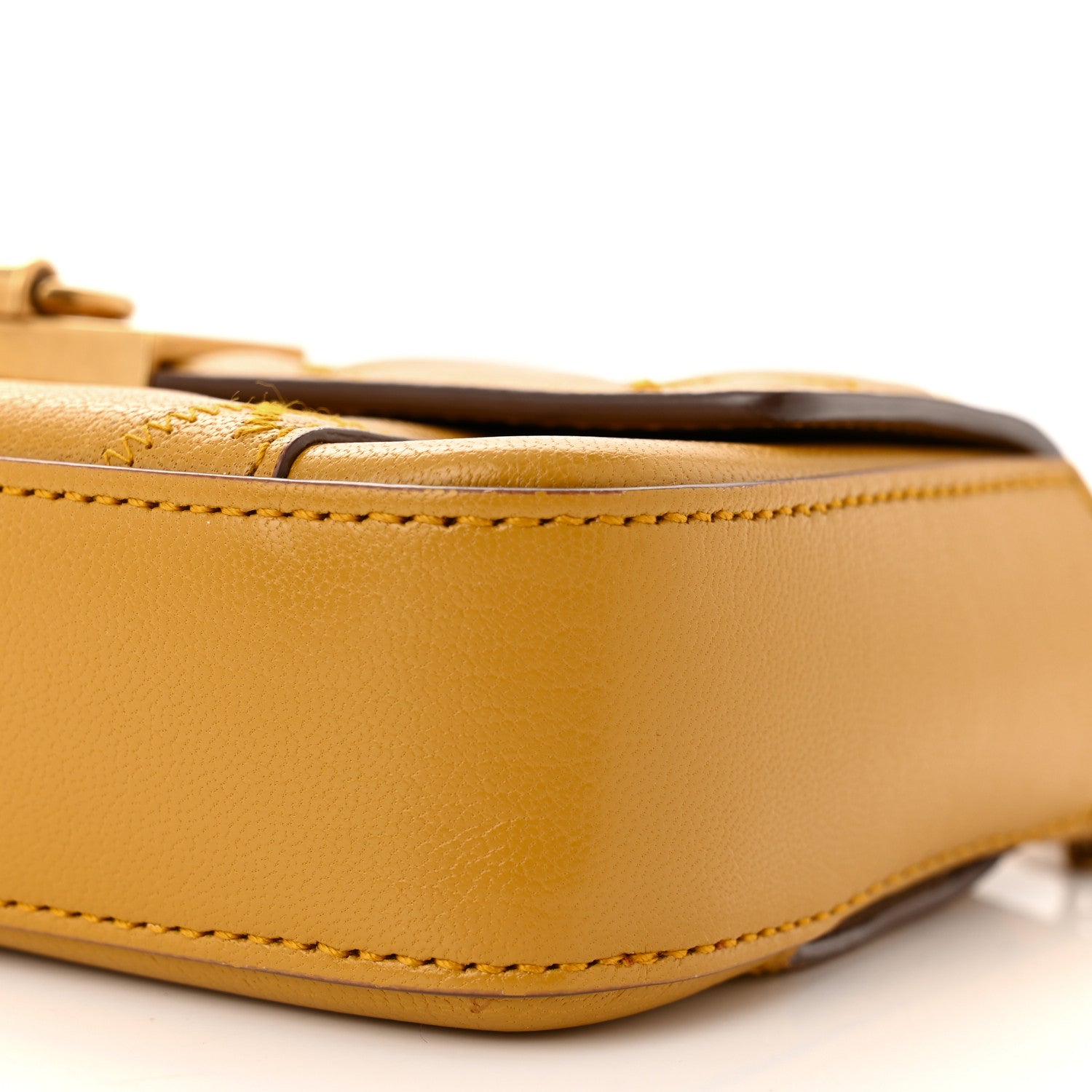 Givenchy Goatskin Quilted GV3 Mini Pocket Convertible Bag Golden 9 of 9