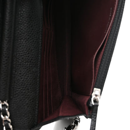 Chanel Caviar Quilted Wallet on Chain WOC Black 5 of 12