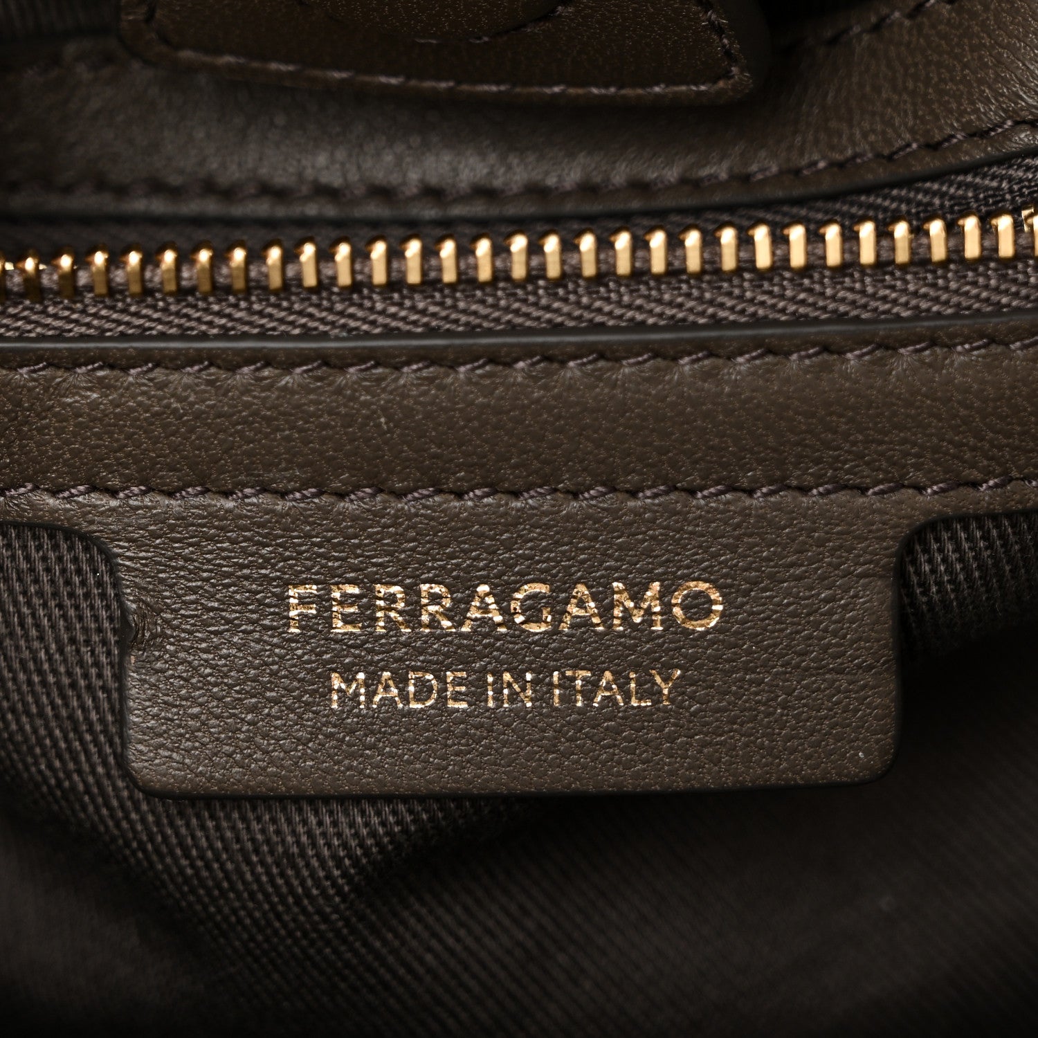 Salvatore Ferragamo Nappa Medium Soft Bag Cement 6 of 10