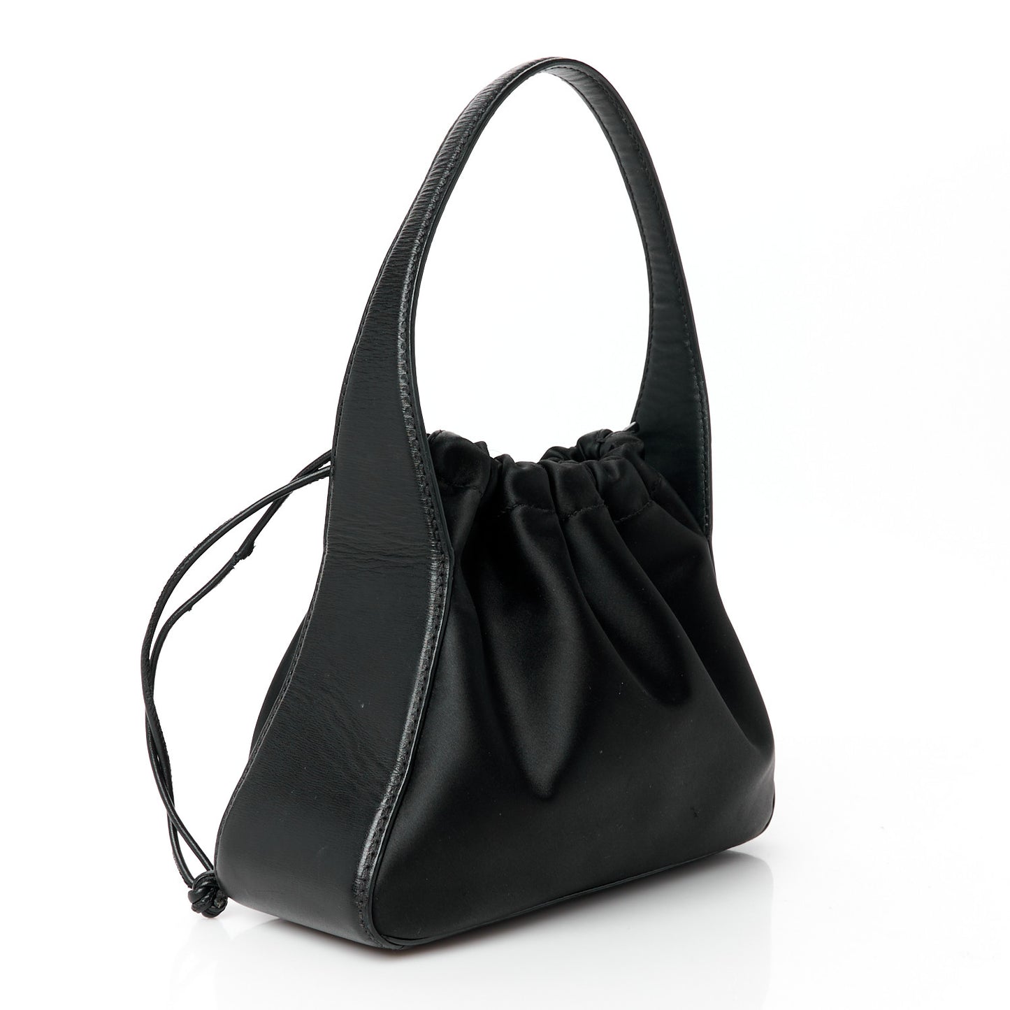 Lambskin Nylon Small Ryan Bag Black