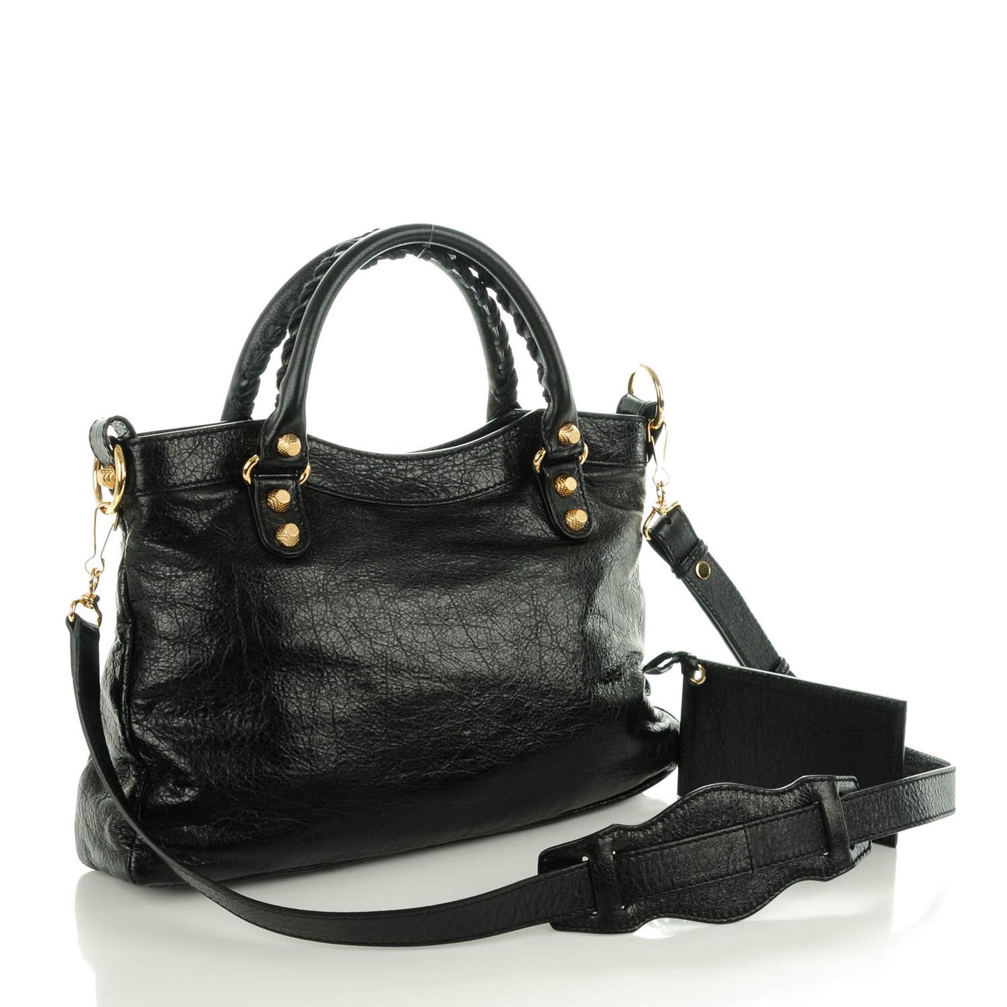 Agneau Giant 12 Gold Hardware Town Black