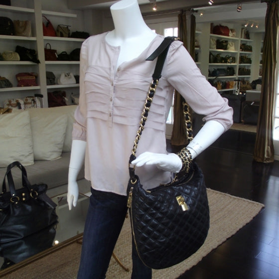 Quilted Leather Viva Crossbody Bag
