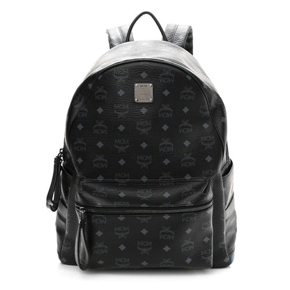 MCM Visetos Medium Stark Backpack Black 1 of 12