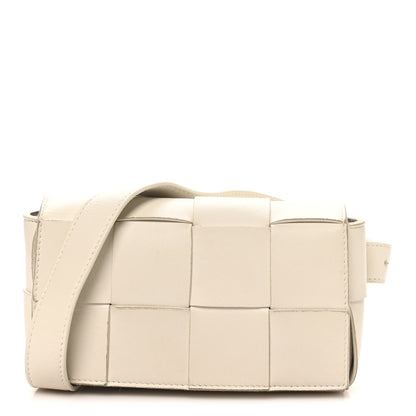 Bottega Veneta Nappa Maxi Intreccio The Belt Cassette Bag White 1 of 8