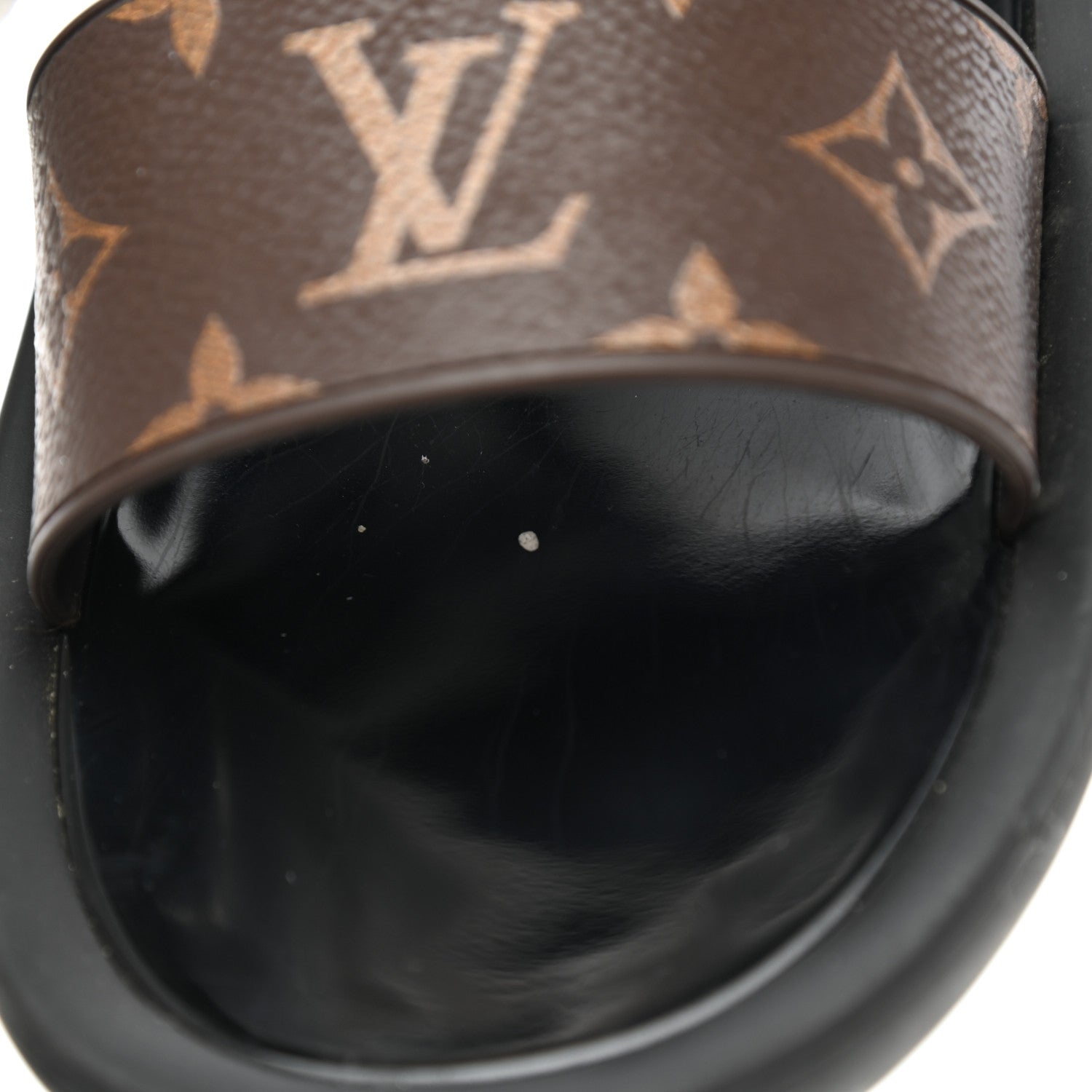 Louis Vuitton Monogram Sunbath Flat Mule Sandals 39 Black 7 of 7