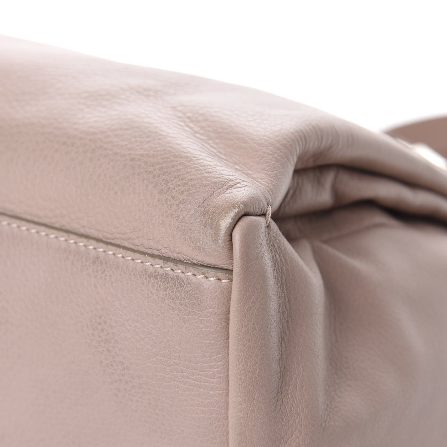 Calfskin Medium Pandora Pure Flap Bag Sand