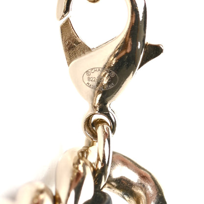 Chanel Lambskin Pearl Resin CC Choker Gold Black 5 of 5
