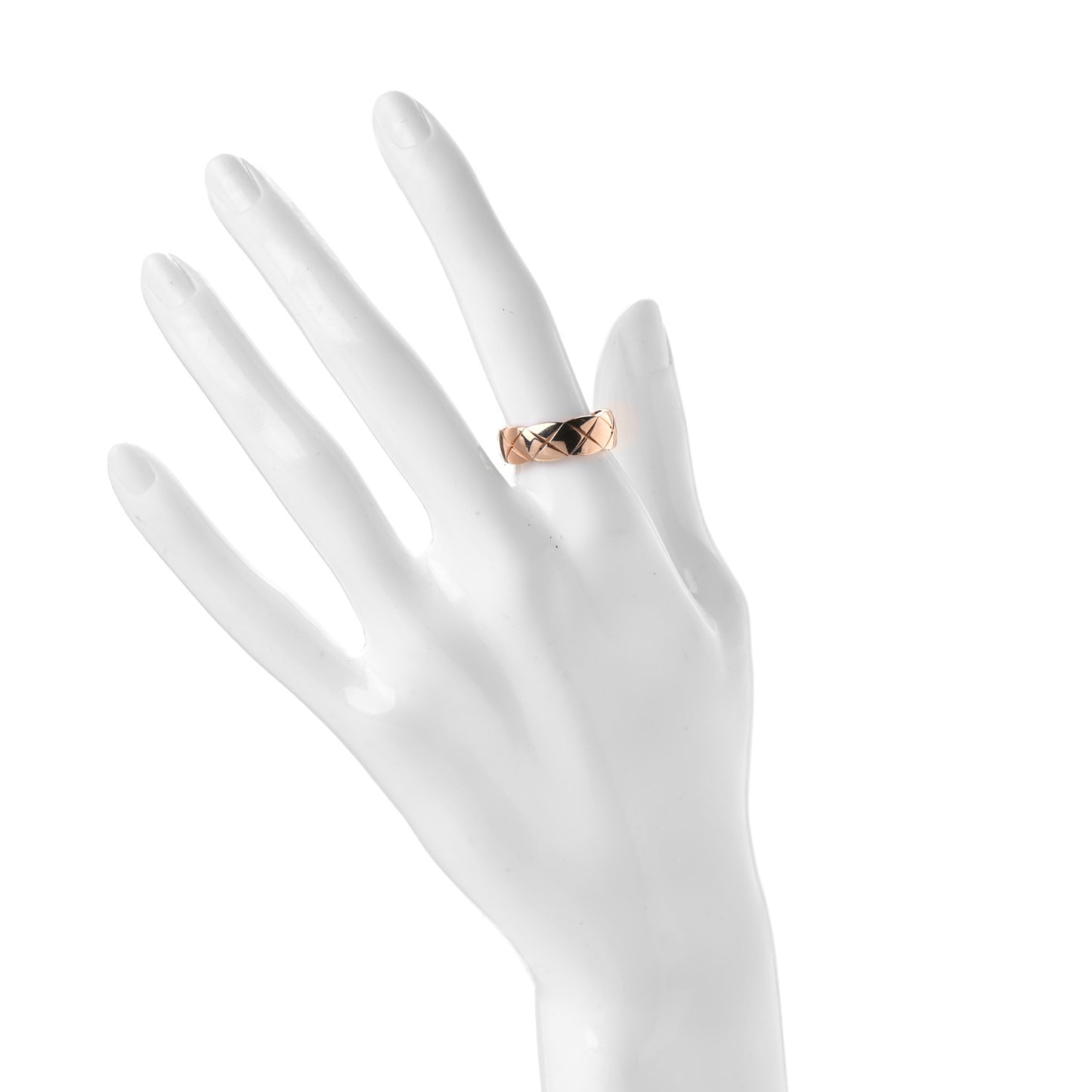 18K Beige Gold Small Coco Crush Ring 53 6.5