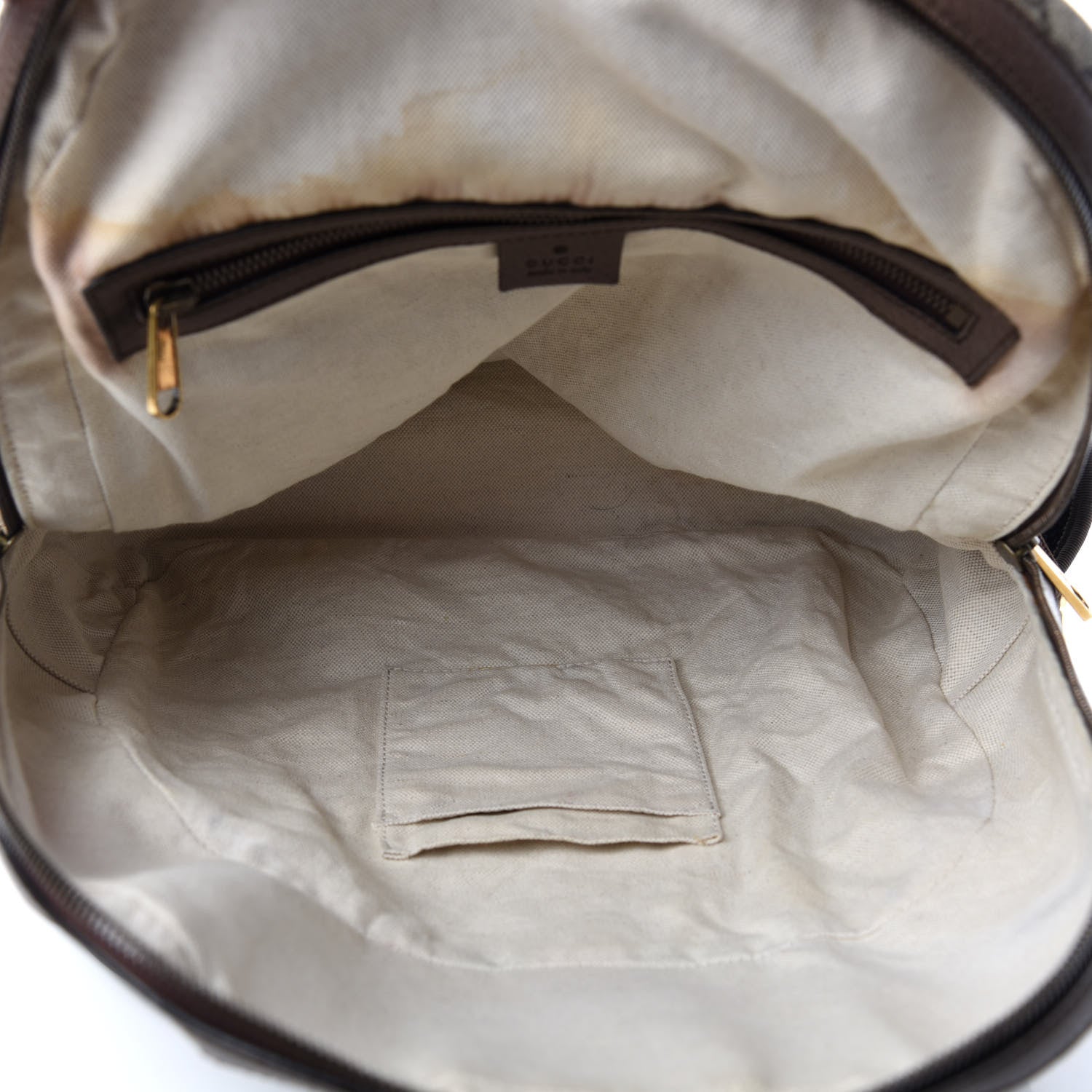 Gucci GG Supreme Monogram Medium Ophidia Day Backpack Brown 4 of 11