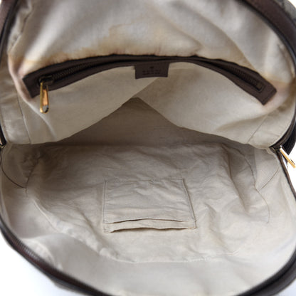 Gucci GG Supreme Monogram Medium Ophidia Day Backpack Brown 4 of 11