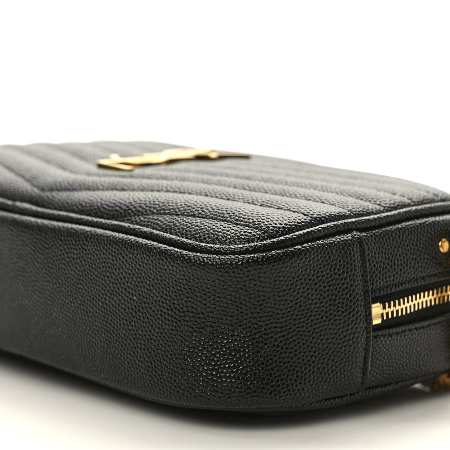 Grain De Poudre Matelasse Monogram Mini Lou Camera Bag Black