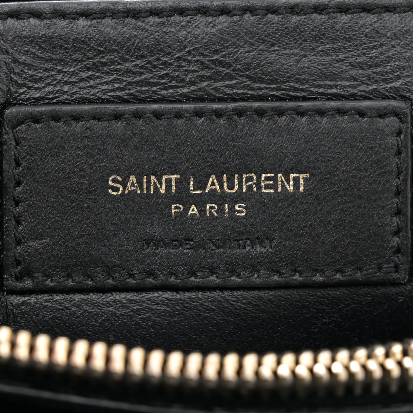 Calfskin Y Quilted Monogram Small Loulou Chain Satchel Black