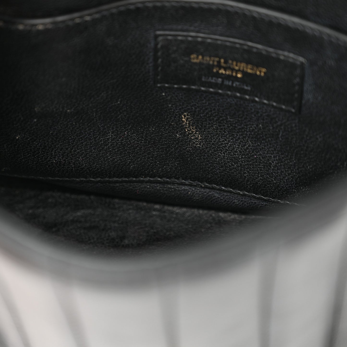 Lambskin Matelasse Monogram Medium Vicky Chain Bag Black