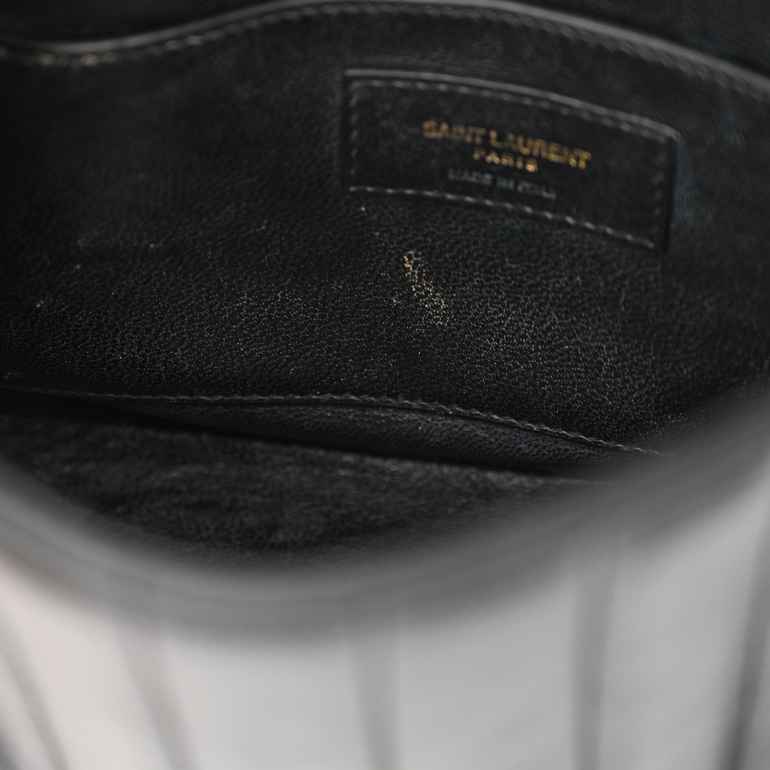 Saint Laurent Lambskin Matelasse Monogram Medium Vicky Chain Bag Black 13 of 17