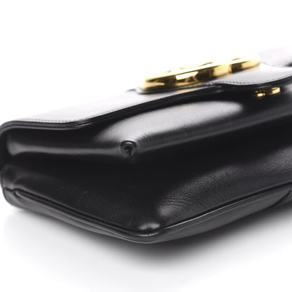 Gucci Vitello Palmellato Lux Small Arli Flap Shoulder Bag Black 8 of 12