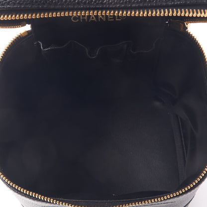 Chanel Caviar Vanity Cosmetic Case Black 6 of 9