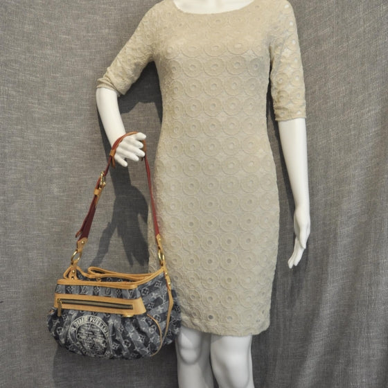 Denim Raye Porte Epaule MM