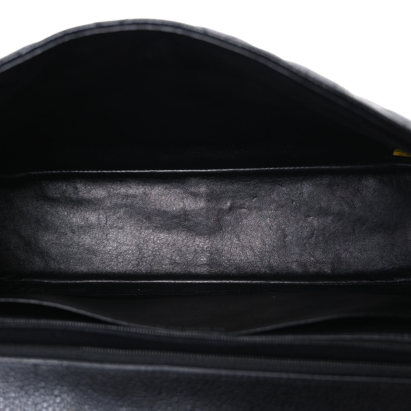 Caviar Quilted Jumbo Single Flap Black