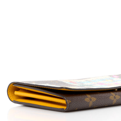 Louis Vuitton Monogram 2022 Christmas Animation New York Soho Wallet Yellow 9 of 13