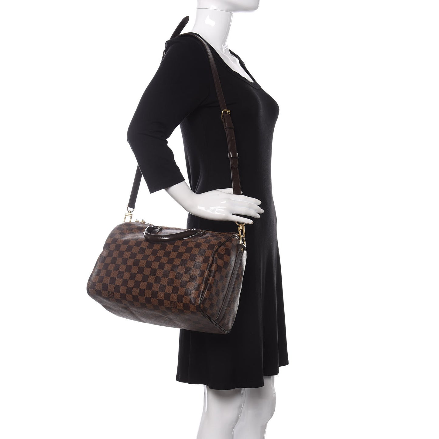 Damier Ebene Speedy Bandouliere 30