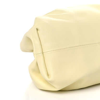 Bottega Veneta Smooth Butter Calf The Pouch Oversized Clutch Ice Cream 8 of 11