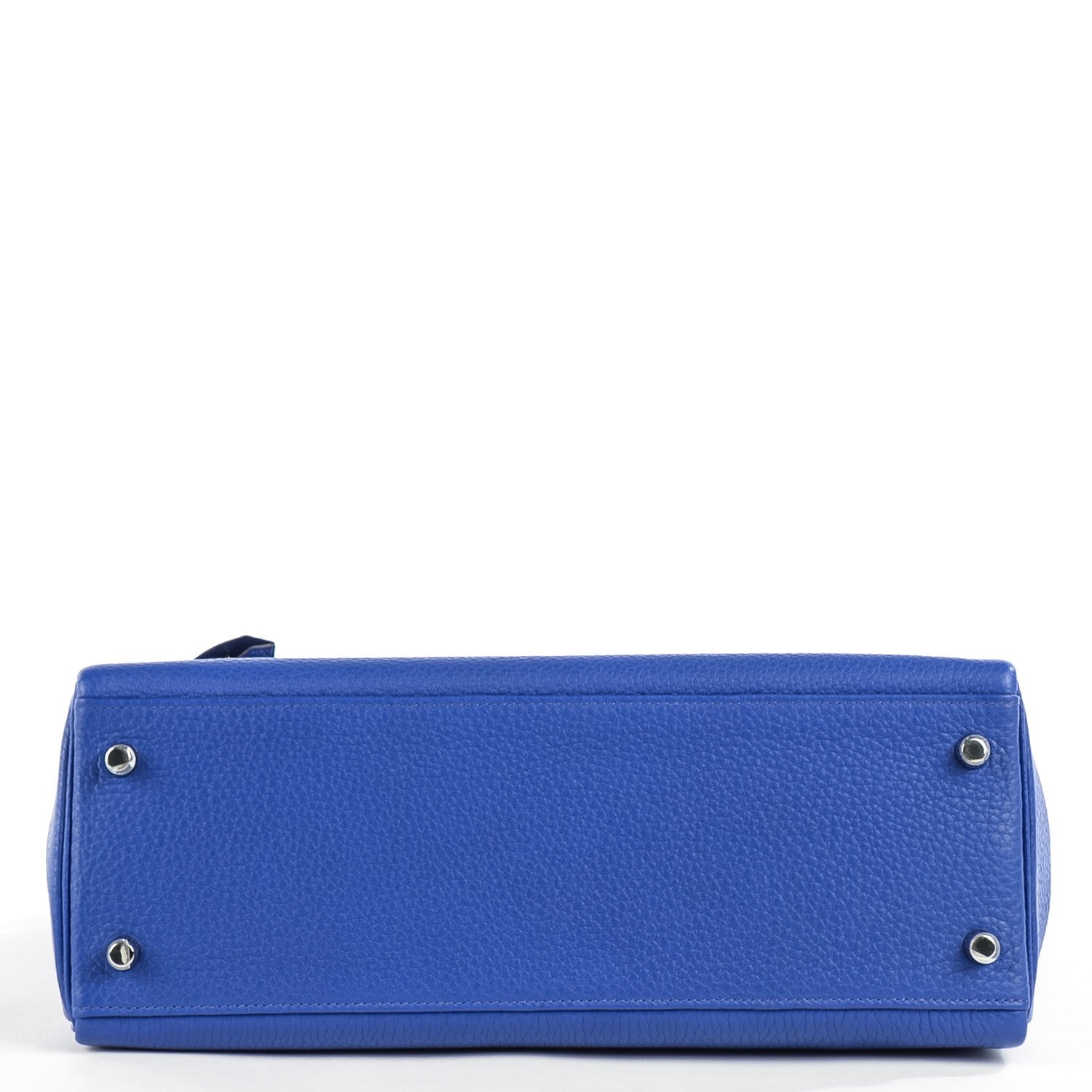 Hermes Taurillon Clemence Kelly Retourne 32 Bleu Electrique 2 of 27