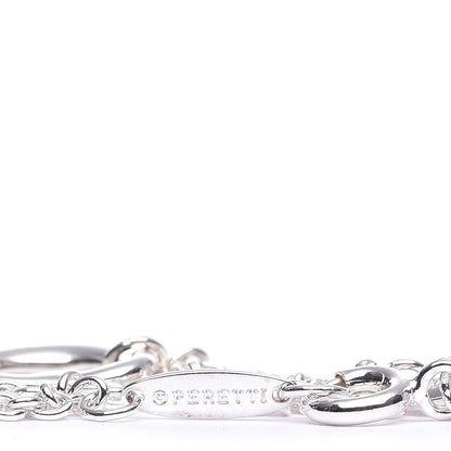 Tiffany Sterling Silver Elsa Peretti Open Heart Charm Bracelet 7 of 8