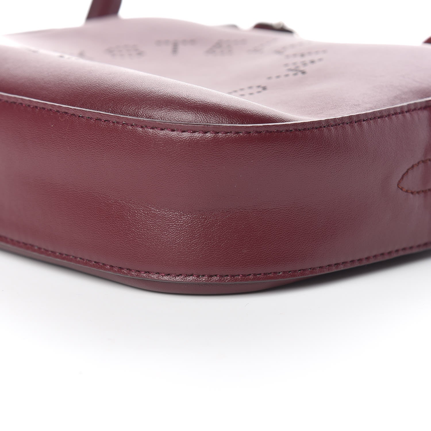 Stella McCartney Eco Alter Nappa Perforated Logo Mini Bag Wine 6 of 10