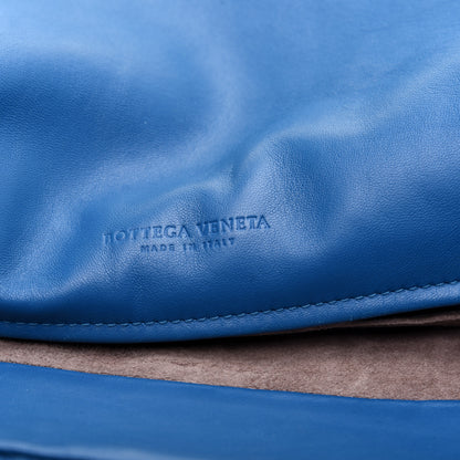 Bottega Veneta Nappa Intrecciato Shoulder Bag Cobalt Blue 8 of 16