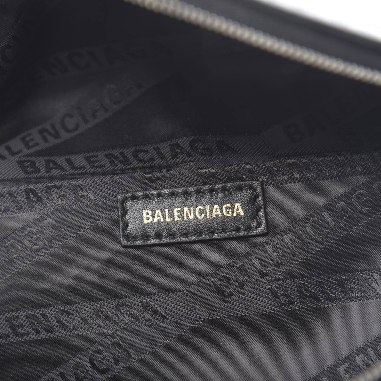 Balenciaga Agneau Arena Graffiti All Over XXS Souvenir Belt Bag Black White 6 of 10