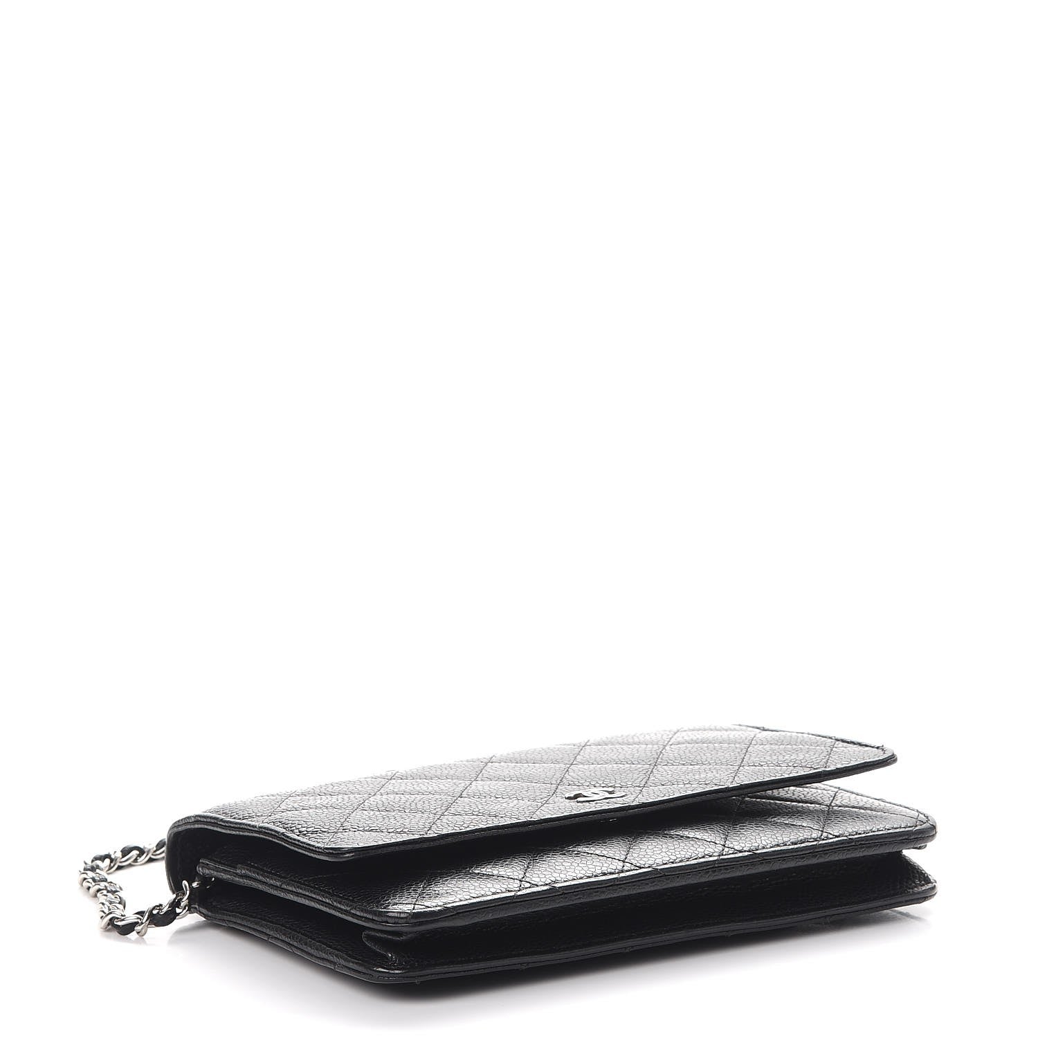 Chanel Caviar Quilted Wallet On Chain WOC Black 4 of 9