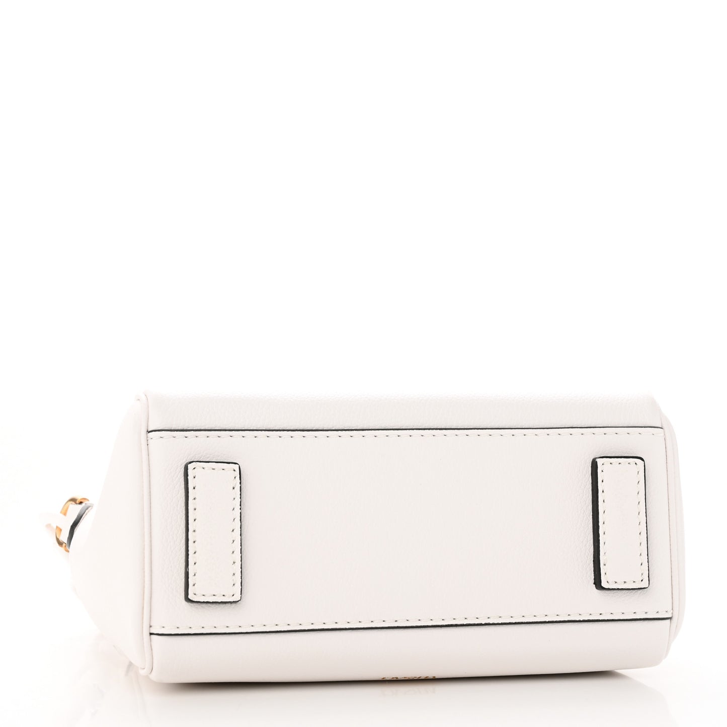 Calfskin Medium La Medusa Top Handle Handbag Optical White